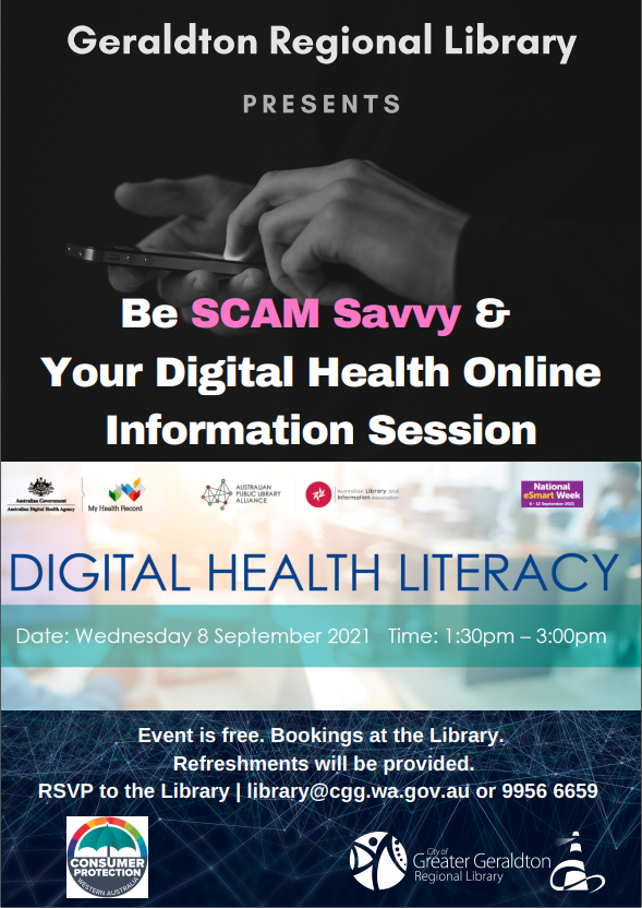 eSmart Week - Be SCAM Savvy & Digital Health Literacy Session » City of ...