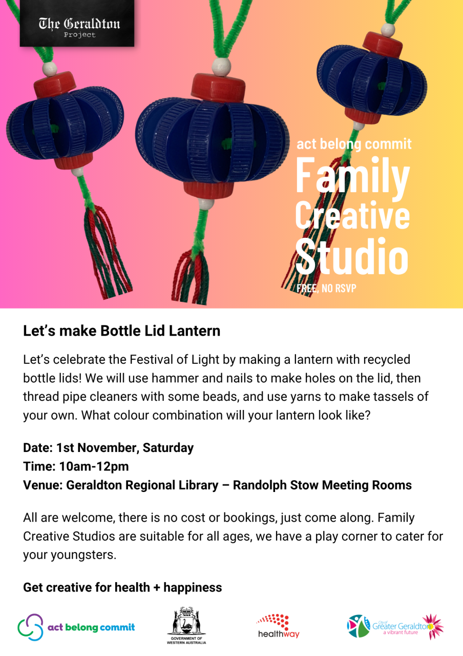 Family Creative Studio - Bottle Lid Lantern