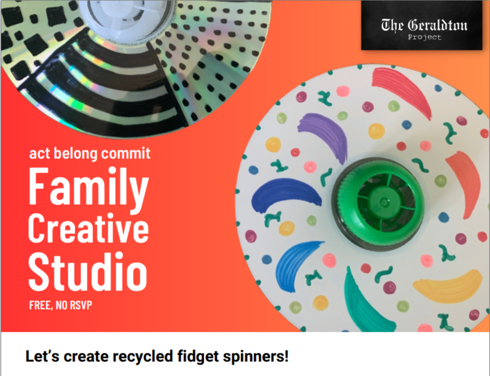 Family Creative Studio - Recycled Fidget Spinners