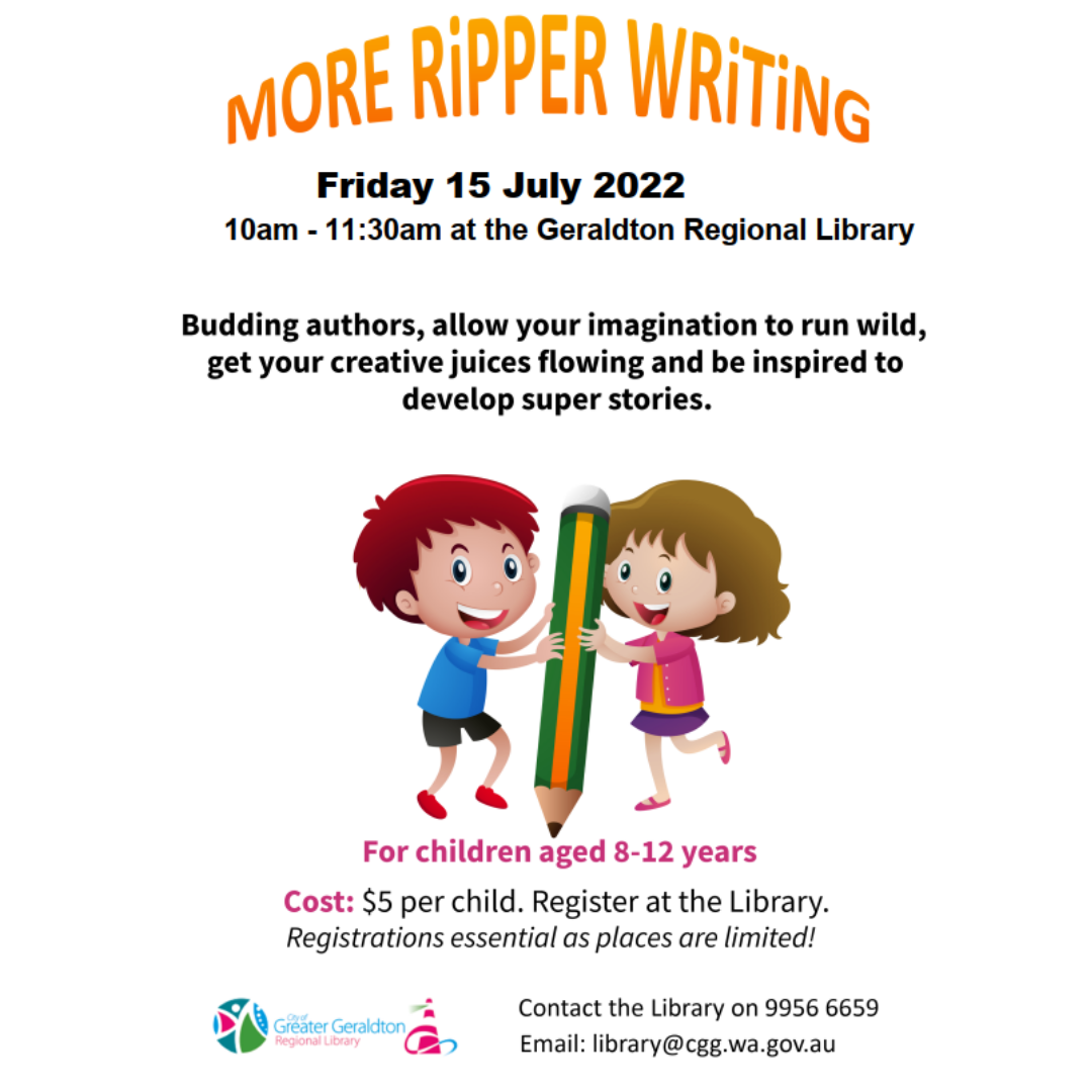 School Holiday Activities - More Ripper Writing